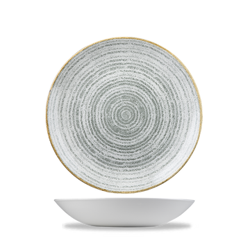 Homespun Stone Grey Coupe Bowl 18.2cm